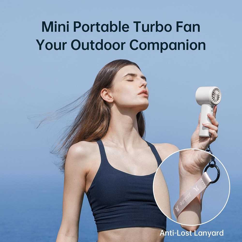 JisuLife Pro1 Handheld Fan 3600mAh – turbo fan blades
