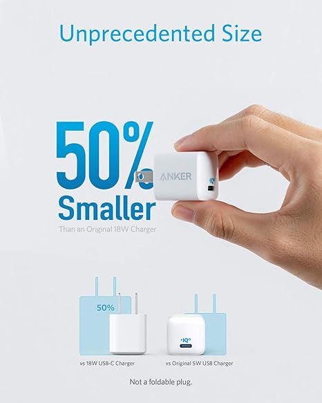 Anker 511 Nano 20W USB-C Fast Charger Adapter A2633 – White