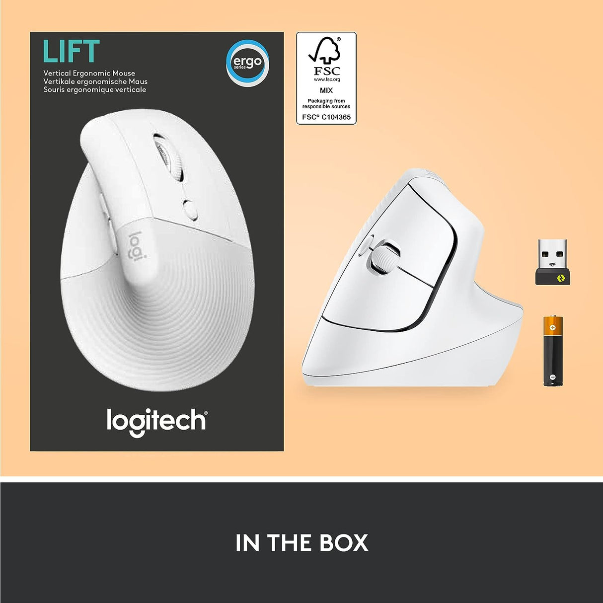 Logitech Lift Vertical Ergonomic Mouse - DokanTech #