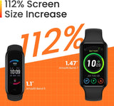 Amazfit Band 7 Fitness, 18-day Battery Life | Large HD AMOLED Display
