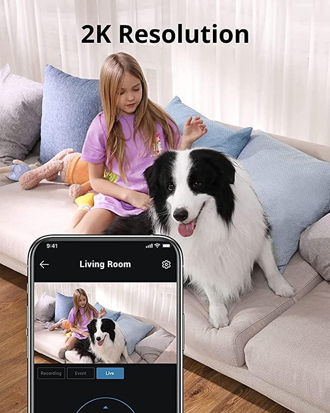 Eufy Anker Solo IndoorCam Mini 360° Security Camera T8414G21 2K - DokanTech #