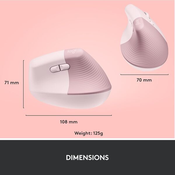 Logitech Lift Vertical Ergonomic Mouse - DokanTech #
