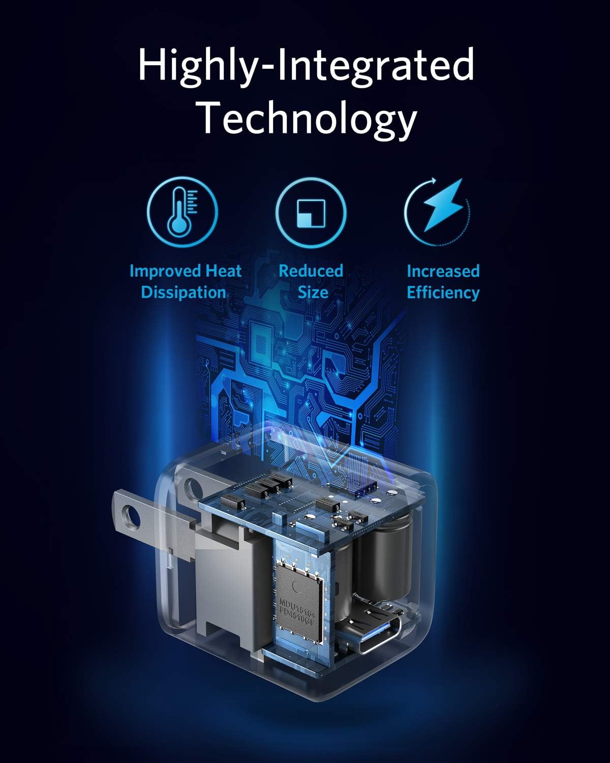 Anker 511 Nano 20W USB-C Fast Charger Adapter A2633 – White