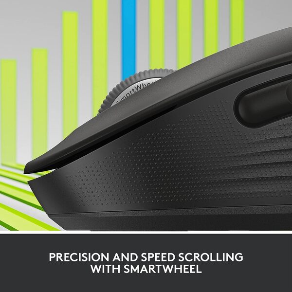 Logitech Signature M650 wireless mouse – size comparison