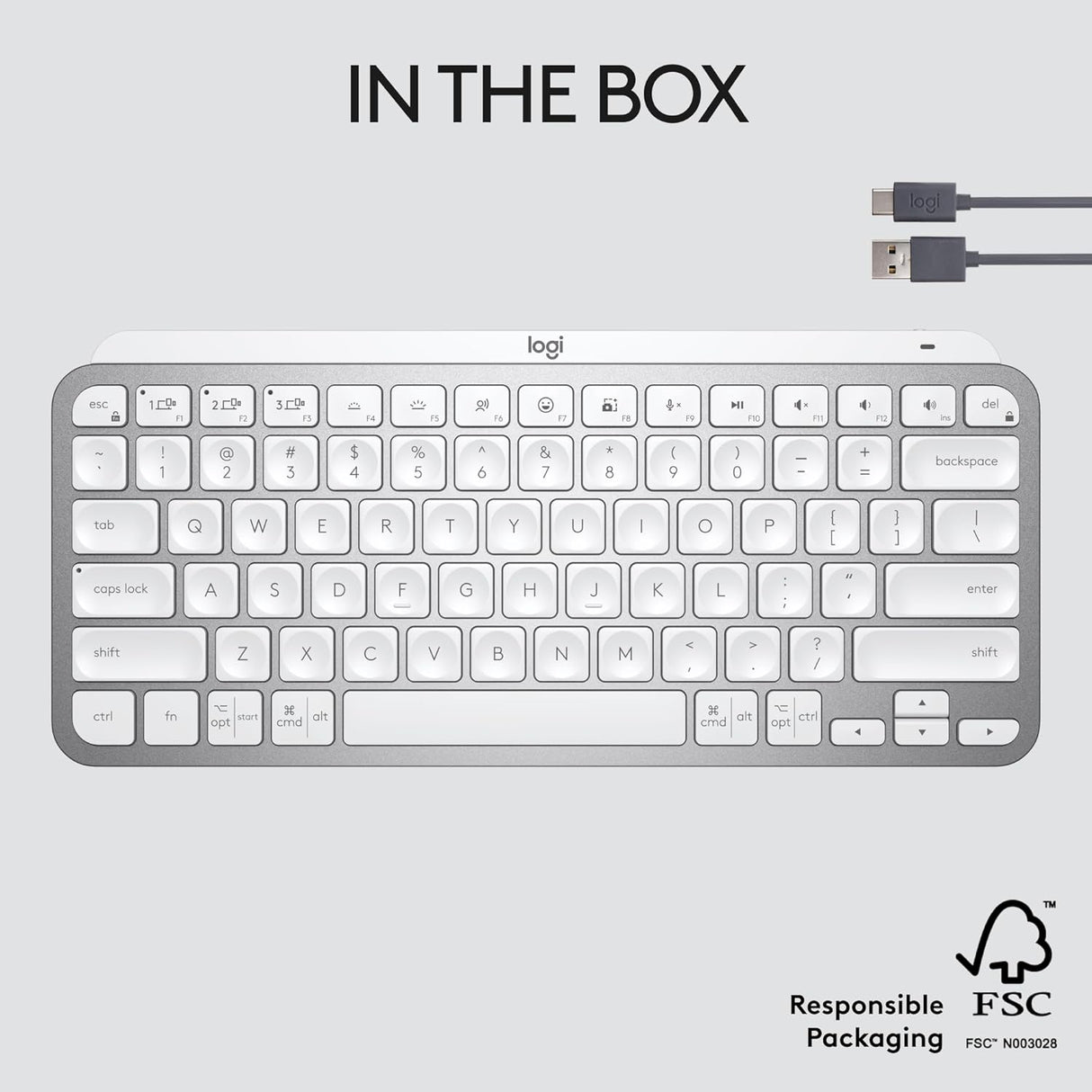 Logitech MX Keys Mini ENG ( إنجليزي فقط ) - DokanTech #