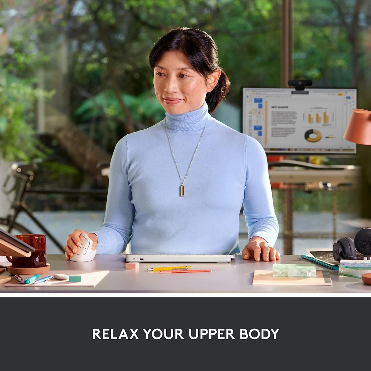 Logitech Lift Vertical Ergonomic Mouse - DokanTech #