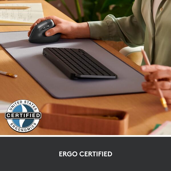 Logitech Lift Vertical Ergonomic Mouse - DokanTech #