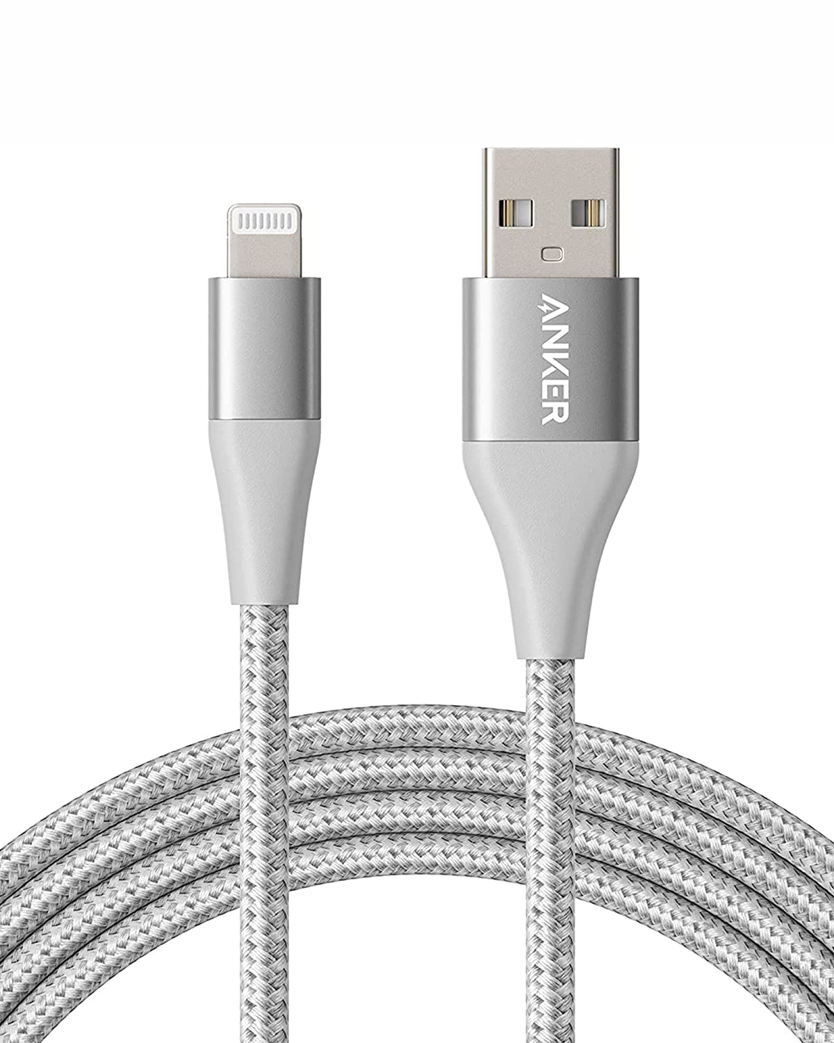 Anker PowerLine+ II USB-A with Lightning Connector 3ft/0.9m A8452H43 - Silver