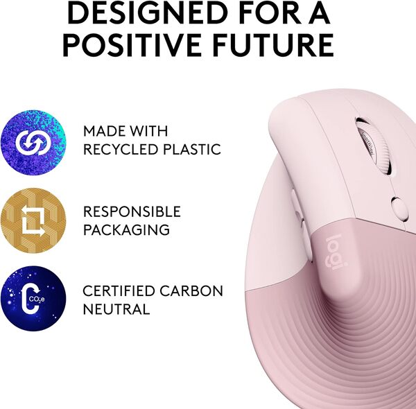 Logitech Lift Vertical Ergonomic Mouse - DokanTech #