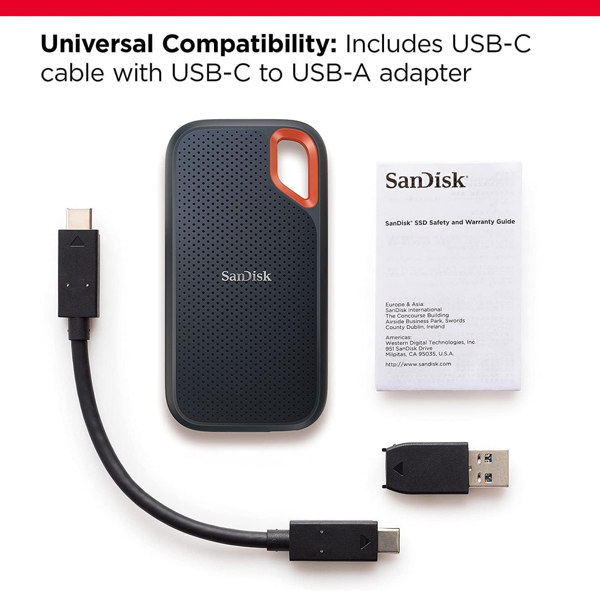SanDisk Extreme portable SSD 2TB – IP65 rugged