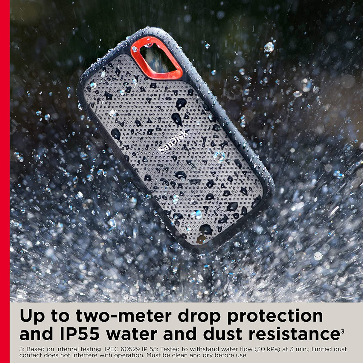 SanDisk Extreme portable SSD 1TB – IP65 rugged