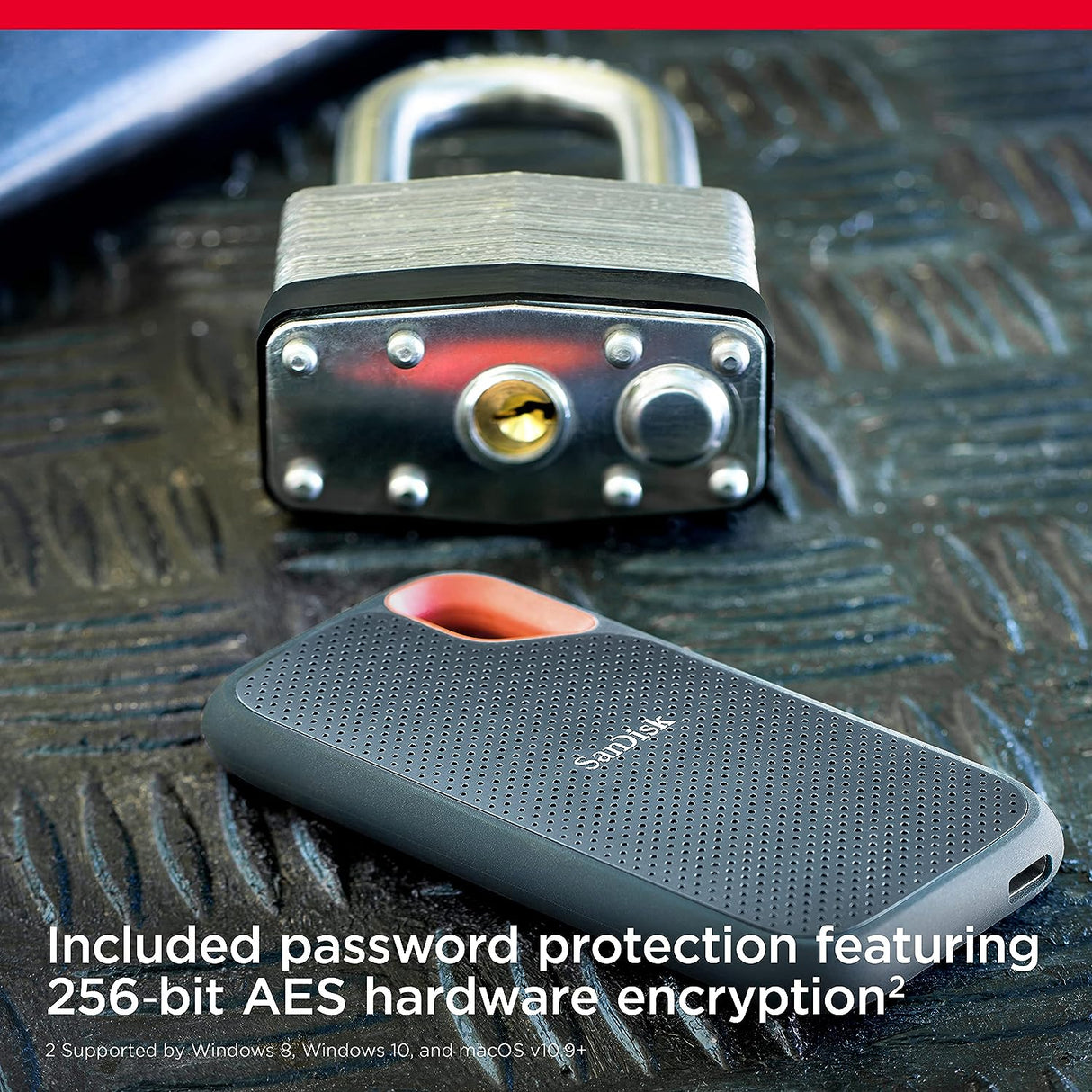 SanDisk Extreme portable SSD 1TB – USB-C and USB-A connections