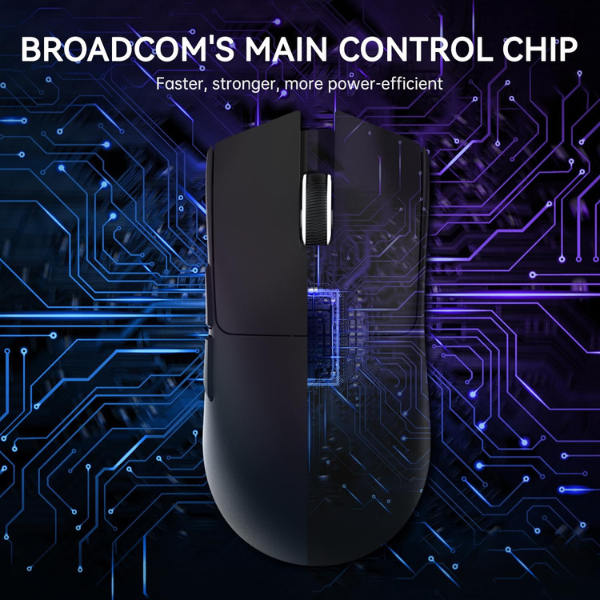 ATTACKSHARKX11WirelessGamingMousewithChargingDockBlackChip-DokkanTech