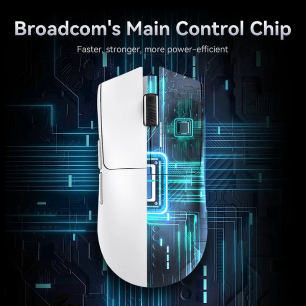 ATTACKSHARKX11WirelessGamingMousewithChargingDockWhiteChip-DokkanTech