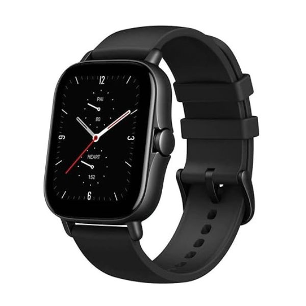 Amazfit GTS 2e smartwatch 90 sports modes 24-day battery AMOLED – front view