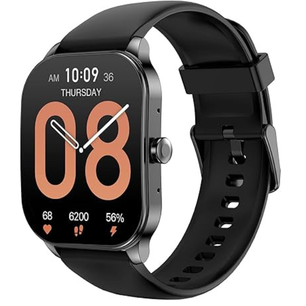 Amazfit Smart watch POP 3S, AMOLED, 12-day Battery Life, Bluetooth Calls - DokanTech #