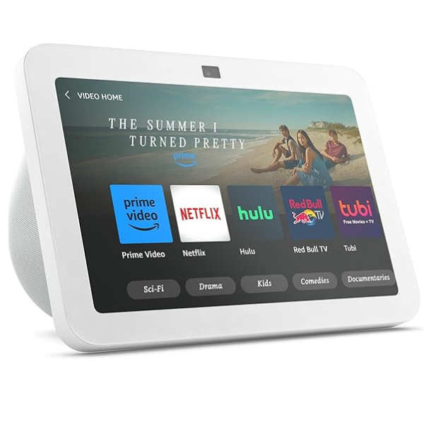 Amazon Echo Show 8 3rd Gen HD Smart Touchscreen Bluetooth Speaker - White - DokanTech #