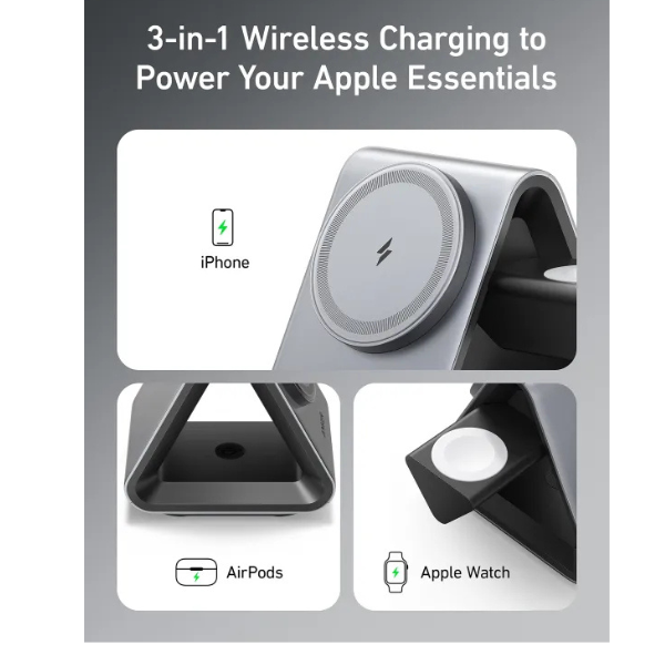 Anker737MagGo3-in-1WirelessCharger-B2599611-SilverGrey_1-Features3 -DokkanTech
