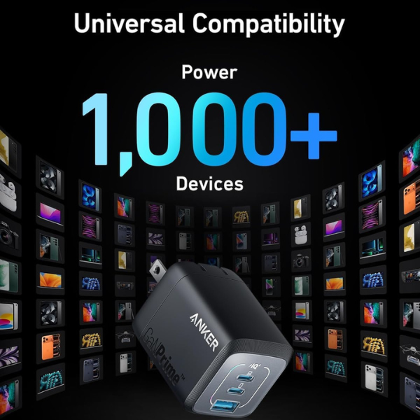 AnkerPrime67WGaNWallCharger_3Ports_A2669-Black- Dokantech#