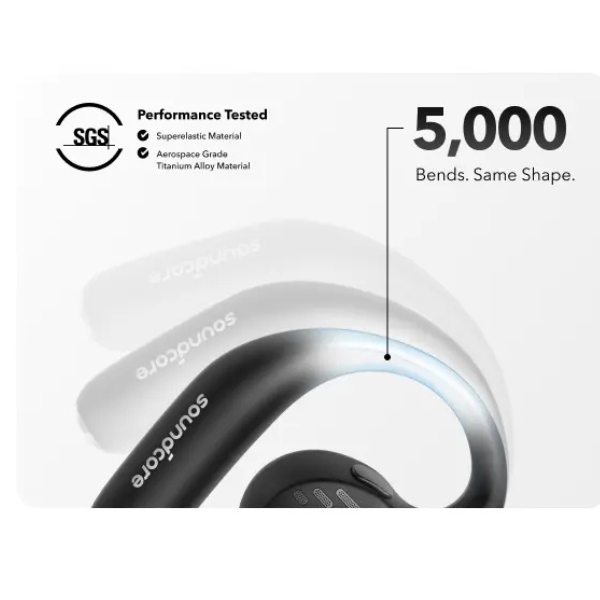 Anker Soundcore AeroFit Pro Open-Ear Sport Earbuds – White (A3871)-dokantech