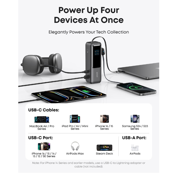 AnkerZoloPowerBank25000mAh165WwithBuilt-Features 4-DokkanTech
