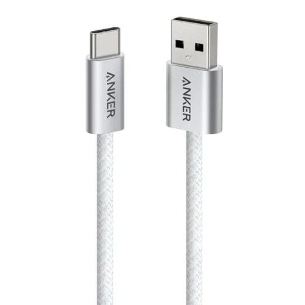 Anker Zolo USB-A to USB-C 100W Fast Charging Cable – Braided –Available in (1m / 1.8m)– Black & White