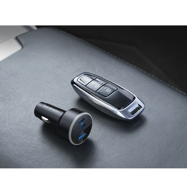 Anker 535 67W Car Charger โ 3-Port Fast USB-C & USB-A Adapter (A2736611)-dokantech