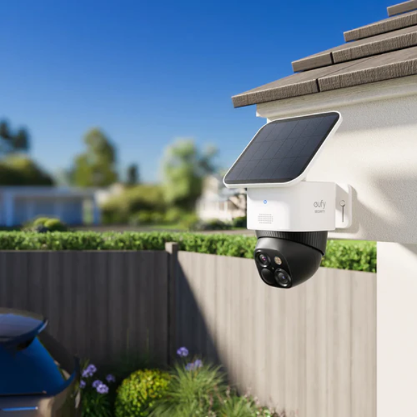 Anker Eufy S340 Solocam - Solar-Powered, 3K Dual Camera, 360° Coverage.