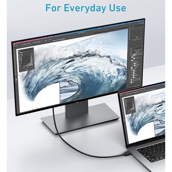 Anker HDMI Cable 8K 60Hz (3ft/0.9m) - Black - DokanTech #