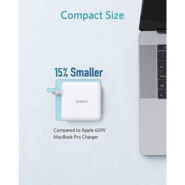 Anker PowerPort Atom III Two Ports 60W Wall Charger, White - DokanTech #