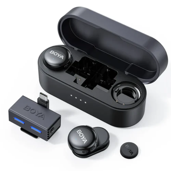 BOYA BOYALINK 3-02 AI-Powered Button-Sized Wireless Microphone - Dokkantech