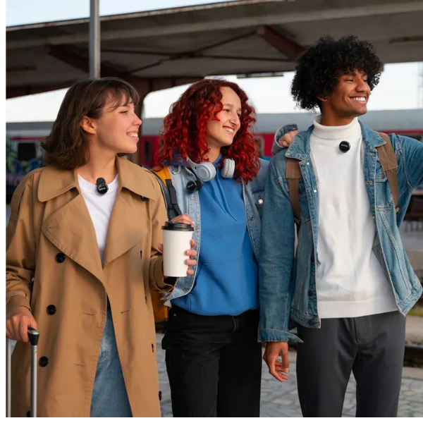 BOYA BOYALINK 3-04 AI -Powered Button-Sized Wireless Microphone – Compact & Smart-dokantech