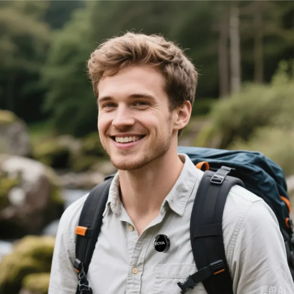 BOYA BOYALINK 3-04 AI -Powered Button-Sized Wireless Microphone – Compact & Smart-dokantech