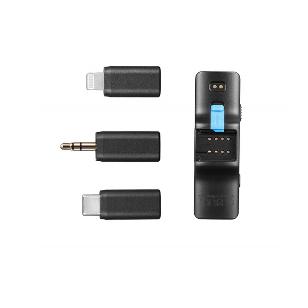 ميكروفون لاسلكي BOYA BOYALINK ثنائي القناة بتردد 2.4 جيجاهرتز - متوافق مع العديد من الأجهزة