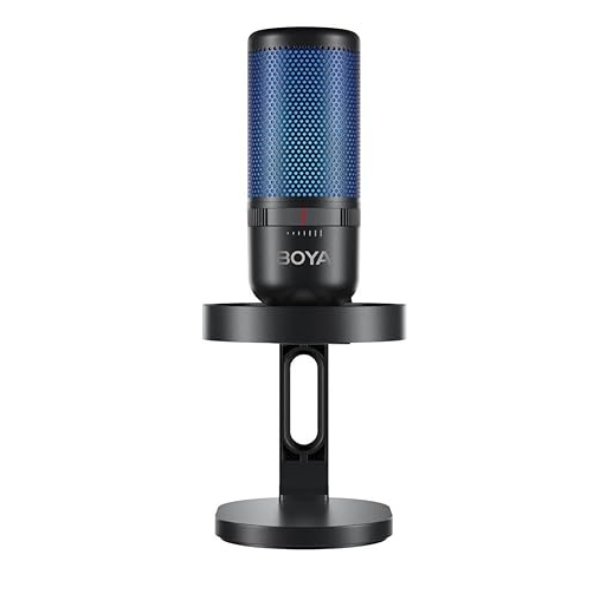 BOYA BY-K3 USB RGB Microphone – Studio Sound, Plug & Play, RGB Lighting - Dokkantech