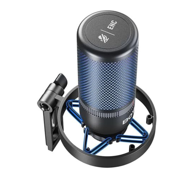 BOYA BY-K3 USB RGB Microphone – Studio Sound, Plug & Play, RGB Lighting - Dokkantech