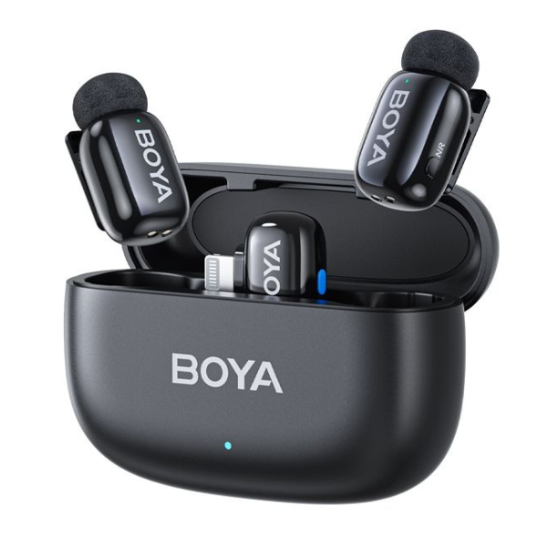 BOYA Mini Dual Ultra-Compact 2.4GHz Wireless Microphone for iOS#Dokkantech