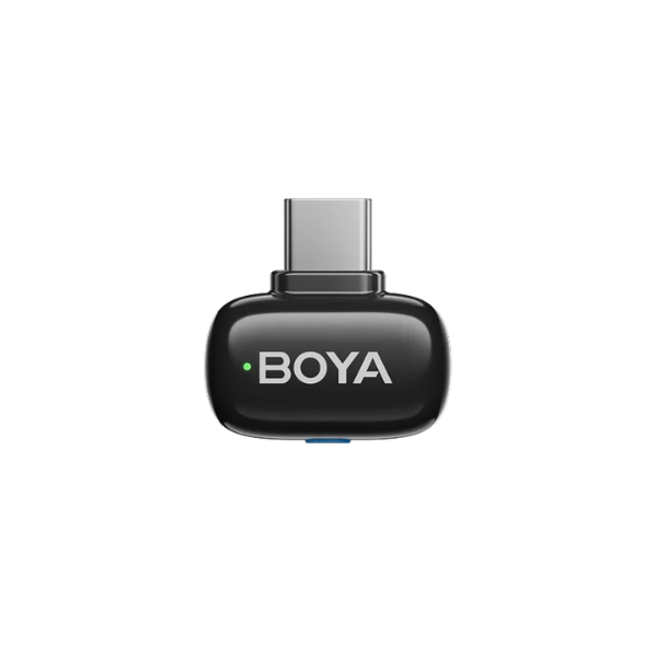 BOYA mini 2-02 Upgraded Super Mini Wireless Microphone with AI Noise Cancellation USB-C Version - Black usb dokkan tech