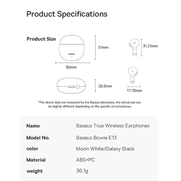 BaseusBowieE13TrueWirelessEarphones-dokantech#