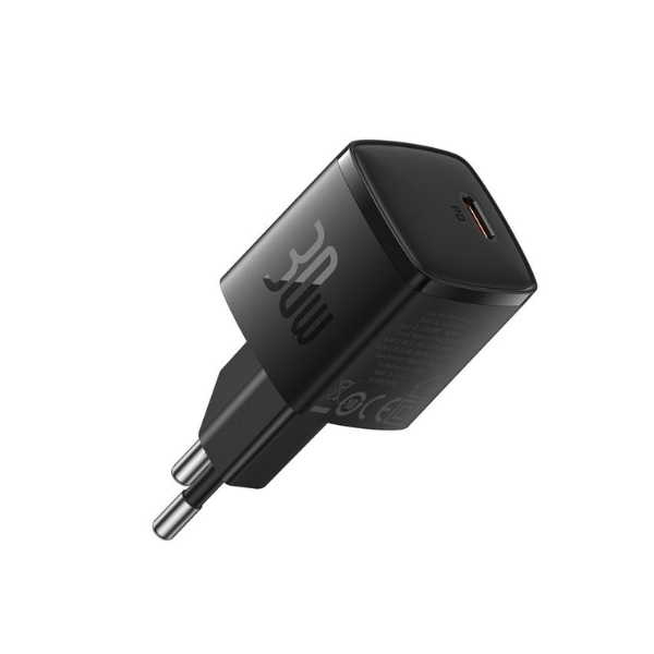 Baseus Cube Pro Fast Charger 1C 30W EU - Black-CCXF000301-dokantech