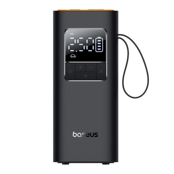 Baseus SuperMini Pro Series Wireless Car Inflator Cluster - Black - Dokkantech