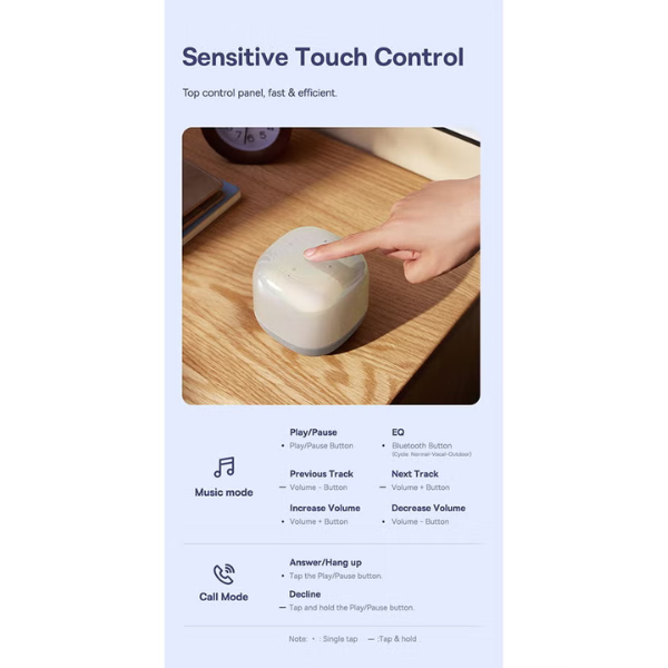 Baseus AeQur V2 Wireless Speaker - Dokkantech