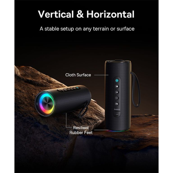 Baseus AeQur VO20 Wireless Speaker – Compact, Powerful, IPX5 Rated - Dokkantech