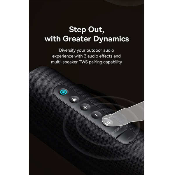 Baseus AeQur VO20 Wireless Speaker – Compact, Powerful, IPX5 Rated - Dokkantech
