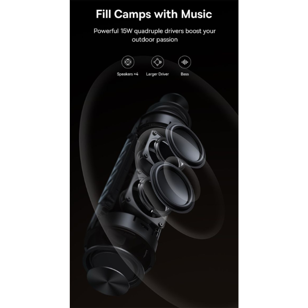 Baseus AeQur VO20 Wireless Speaker – Compact, Powerful, IPX5 Rated - Dokkantech