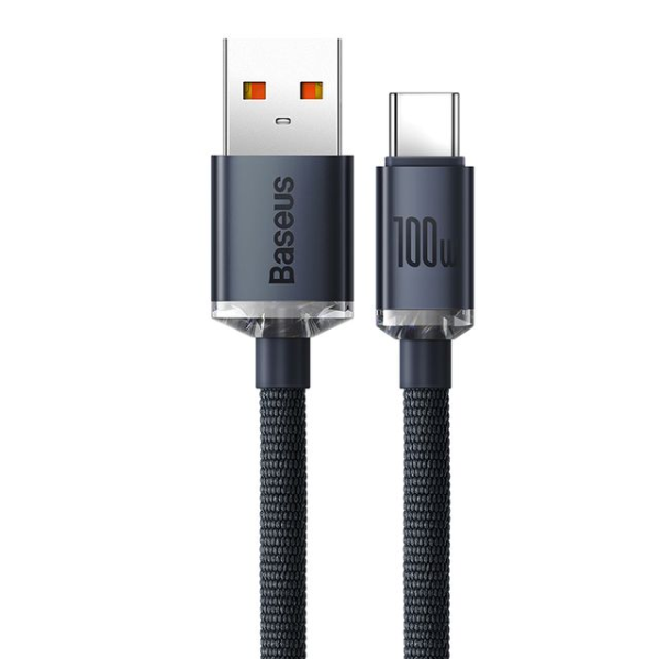 Baseus Crystal Shine 100W USB to Type-C Fast Charging Cable 1.2m - Dokkantech