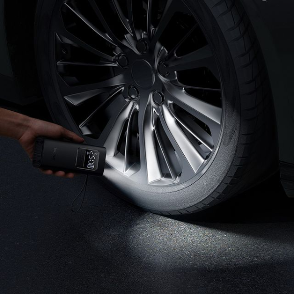 Baseus SuperMini Pro Series Wireless Car Inflator Cluster - Black - Dokkantech