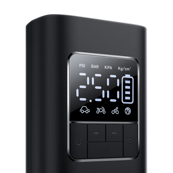 Baseus SuperMini Pro Series Wireless Car Inflator Cluster - Black - Dokkantech