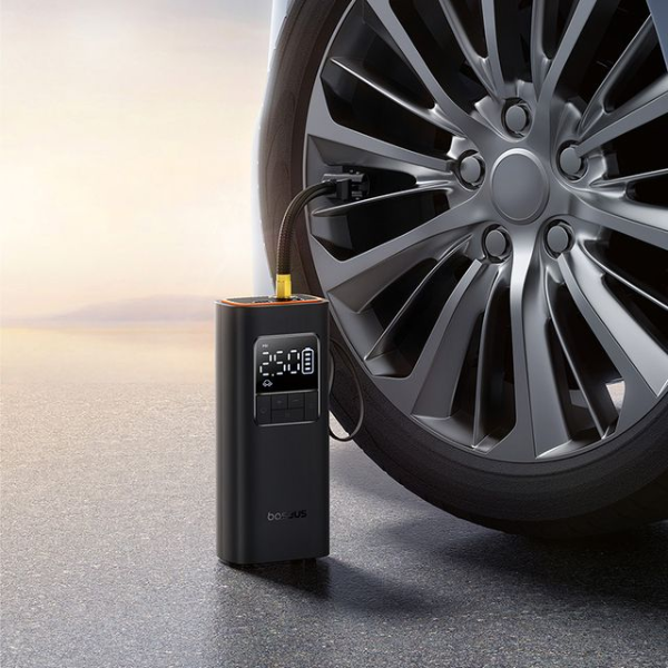 Baseus SuperMini Pro Series Wireless Car Inflator Cluster - Black - Dokkantech