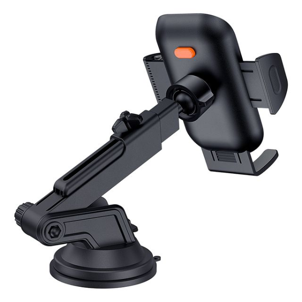 Baseus UltraControl Clamp Phone Holder – Suction Cup, Black - Dokkantech
